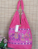 Elephant Purse Hand Embroidered Bags Ethnic Hand Bag Ethnic Shoulder bag Short Handle Bags Ethnic Bags Boho Shoulder Bags Everyday Purse