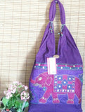 Tote bag Ethnic Bags Boho Shoulder Bag Elephant purse Ethnic Shoulder bag Hand Embroidery Bags Everyday Purse Women&#39;s Purse Women&#39;s Bag