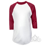 Maroon Burgundy Custom Icing Ruffle Raglan Personalized Shirt Girl Baby Shower Gift Toddler Shirt