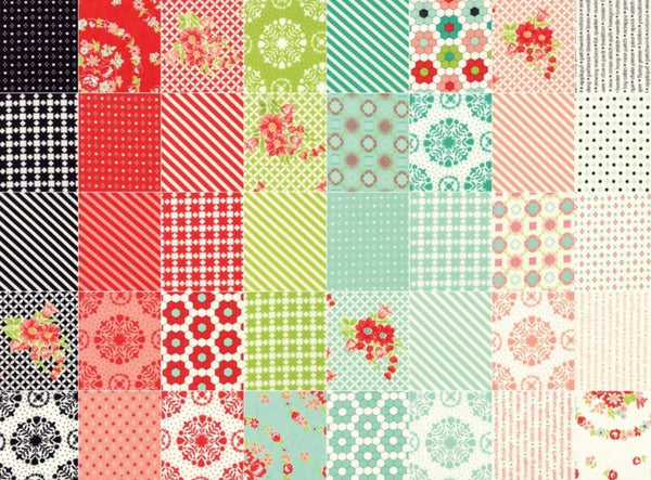 Handmade Charm Pack by Bonnie & Camille for Moda Fabrics - 42, 5 inch Precut Fabric Squares