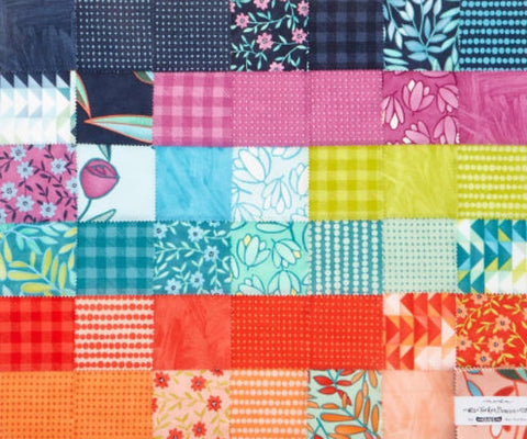 SALE Tucker Prairie Charm Pack by One Canoe Two for Moda Fabrics - 42, 5 inch Precut Fabric Squares