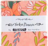 SALE Tucker Prairie Charm Pack by One Canoe Two for Moda Fabrics - 42, 5 inch Precut Fabric Squares
