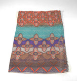 Bambu' Rayon Scarf Hand Print Scarf Hand Dyed Scarf Oblong Scarf Versatile Scarf Unisex Scarf Mens Scarf Gift For Her Gift For Him Sciarpa