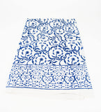 Block Print Cotton Pareo Beach Wrap Sarong Hand Block Printed Wraparound Cotton Shawl Scarf Pareo Mother's Day Gift Idea Pareo in Cotone