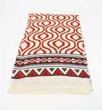 Block Print Cotton Pareo Beach Wrap Sarong Hand Block Printed Wraparound Cotton Shawl Scarf Pareo Mother's Day Gift Idea Pareo in Cotone