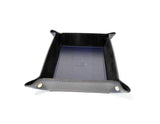 Valet Tray Leather Dark Blu Leather Tray Leather Catch All Dresser Tray Desk Organiser Desk Tidy Change Tray Svuota Tasche in Pelle