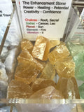 Natural Rough Honey Calcite - Citrine Calcite