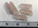 Rose Quartz Double Terminated Points - Heart Chakra - Energy Healing - Reiki - 4th Chakra - Love