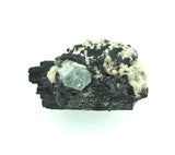 Aquamarine in Tourmaline from Namibia Collected in the 1960s