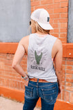 Cactus, Rock and Roll, Music Festival Tank Top, Cactus Tank Top, Boho Tank Top, Bohemian Tank Top, Boho Chic, Summer Tank Top, Hipster Tee