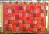 Red Hand made Tapestry, Hippie Tapestry, Wall panel, Wall Hanging, Window curtain, Window panel