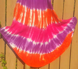 Tie-dye dress, Beach Cover up, Sleeveless dress, Bohemian dress, Highlow dress, Indian dress, Hawai dress, Long dress, xmas gift for her