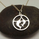 Silver Narwhal Necklace Pendant  (Deleted Double listing)
