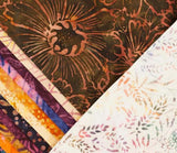 SALE Tonga Treats Batiks Fig 10" Squares/Layer Cake by Timeless Treasures - 40, 10 inch Precut Fabric Squares