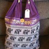 Pretty Purple elephant bag,Ethnic Bags, christmas gift, Shoulder bag, Tote Bag, Purple Purse, Boho Bags, Indian Handbag, Hippie bag