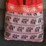 Hot Red Elephant purse Women&#39;s Purse Everyday Purse Boho Bag Ethnic purse Shoulder bag Ethnic bag Handmade Ethnic Bag Short Handle Bags