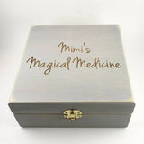 My Plant Medicine!! - Essential Oil Storage Box 25 Slot 15ml - Pine - Choose Finish and Custom Laser Engravings - Fit dōTERRA Young Living