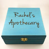 My Plant Medicine!! - Essential Oil Storage Box 25 Slot 15ml - Pine - Choose Finish and Custom Laser Engravings - Fit dōTERRA Young Living