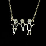 Personalized Kid Art Drawling Necklace Choker