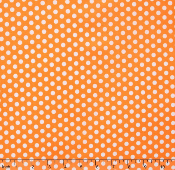 Happy Dots - Kiss Dot Apricot Yardage by Michael Miller Fabrics for Michael Miller - Sold by Half Yard