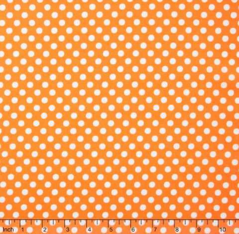Dot.Dot.Dash-! - Dots Everywhere Orange Yardage by Me & My Sister for Moda Fabrics - Sold by Half Yard