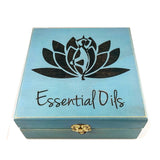 Yoga & Lotus Plant Medicine Box!! Essential Oil Storage Box 25 slot 15mls - fits dōTERRA Young Living and others