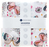 SALE Whisper 10" Squares/Layer Cake by Victoria Johnson for Windham Fabrics - 42, 10 inch Precut Fabric Squares
