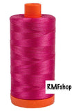 Aurifil Italian Thread 50wt, 100% Cotton Mako Thread - Large Spool - 1422 Yards - Fuchsia # 4020 - For Piecing & Applique.