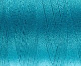 Aurifil Italian Thread 50wt, 100% Cotton Mako Thread - Large Spool - 1422 Yards - Turquoise # 2810 - For Piecing & Applique.