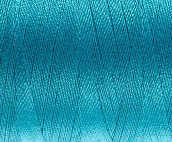 Aurifil Italian Thread 50wt, 100% Cotton Mako Thread - Large Spool - 1422 Yards - Turquoise # 2810 - For Piecing & Applique.