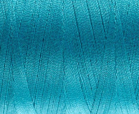 Aurifil Italian Thread 50wt, 100% Cotton Mako Thread - Large Spool - 1422 Yards - Turquoise # 2810 - For Piecing & Applique.