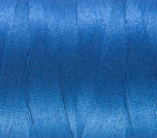 Aurifil Italian Thread 50wt, 100% Cotton Mako Thread - Large Spool - 1422 Yards - Delft Blue #2730 - For Piecing & Applique.