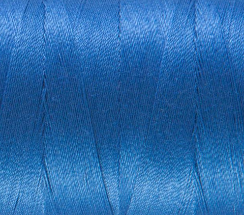 Aurifil Italian Thread 50wt, 100% Cotton Mako Thread - Large Spool - 1422 Yards - Delft Blue #2730 - For Piecing & Applique.