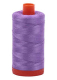 Aurifil Italian Thread 50wt, 100% Cotton Mako Thread - Large Spool - 1422 Yards - Violet #2520 - For Piecing & Applique.