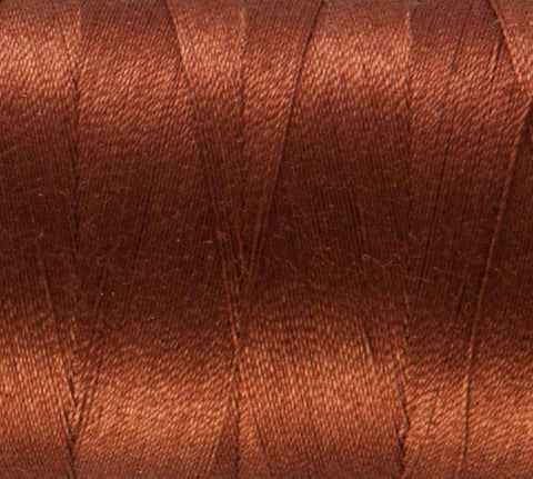 Aurifil Italian Thread 50wt, 100% Cotton Mako Thread - Large Spool - 1422 Yards - Copper Brown #4012 - For Piecing & Applique.