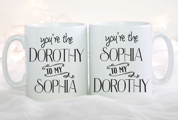 Golden Girls Gift, Golden Girls Mug, Mom Mug, Mother Daughter Gift, Mug Set, Mother's Day Gift, Golden Girls Sophia, Mug For Mom,