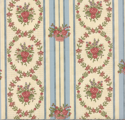 Country Orchard - Morning Sky - Floral Wild Bouquet by Blackbird Designs for Moda Fabrics - Sold by the Yard