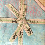 Seashore Batiks Charm Pack by Island Batik - 42, 5 inches of Precut Fabric Squares.