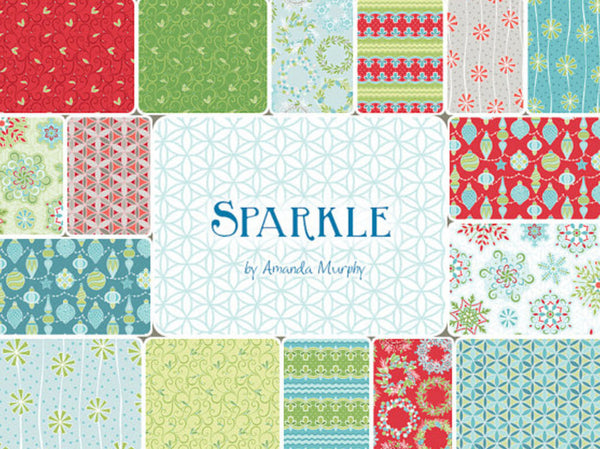 SALE Sparkle 10" Squares/Layer Cake by Amanda Murphy for Contempo Studio Benartex - 42, 10" X 10"  Precut Fabric Squares
