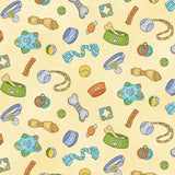 SALE Joey The Shop Dog 10" Squares/Layer Cake By Rose Ann Cook for Benartex - 42, 10 inches X 10 inches Precut Fabric Squares