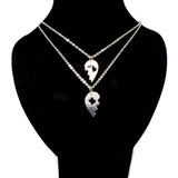 Silver Texas Michigan Necklace