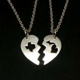 Silver Texas Michigan Necklace