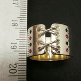 Silver Bdsm Corset Ring