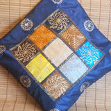 Blue Boho Couch Cushion cover, Farmhouse pillow, gypsy pillow cover, designer pillow, boho pillow, boho accent pillow, xmas gift for her