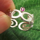 Sterling Silver Filigree Silver Ring