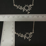 Oxytocin Molecule Necklace Choker