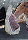 Flash Sale! Save 20% Black Amethyst Geode 400g || Black Druzy Amethyst || Raw Amethyst Cluster || Black Amethyst Geode || Standing Amethy...