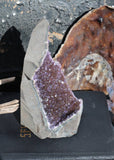 Flash Sale! Save 20% Black Amethyst Geode 400g || Black Druzy Amethyst || Raw Amethyst Cluster || Black Amethyst Geode || Standing Amethy...