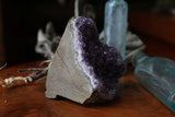 Flash Sale! Save 20% Small Amethyst Geode 215g || Standing Amethyst Cluster || Raw Amethyst Cluster || Purple Geode Crystal Cluster || Bo...