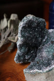 Flash Sale! Save 20% Green Amethyst Geode || Black Amethyst Geode || Green Amethyst Cluster || Standing Black Amethyst || Collector Cryst...